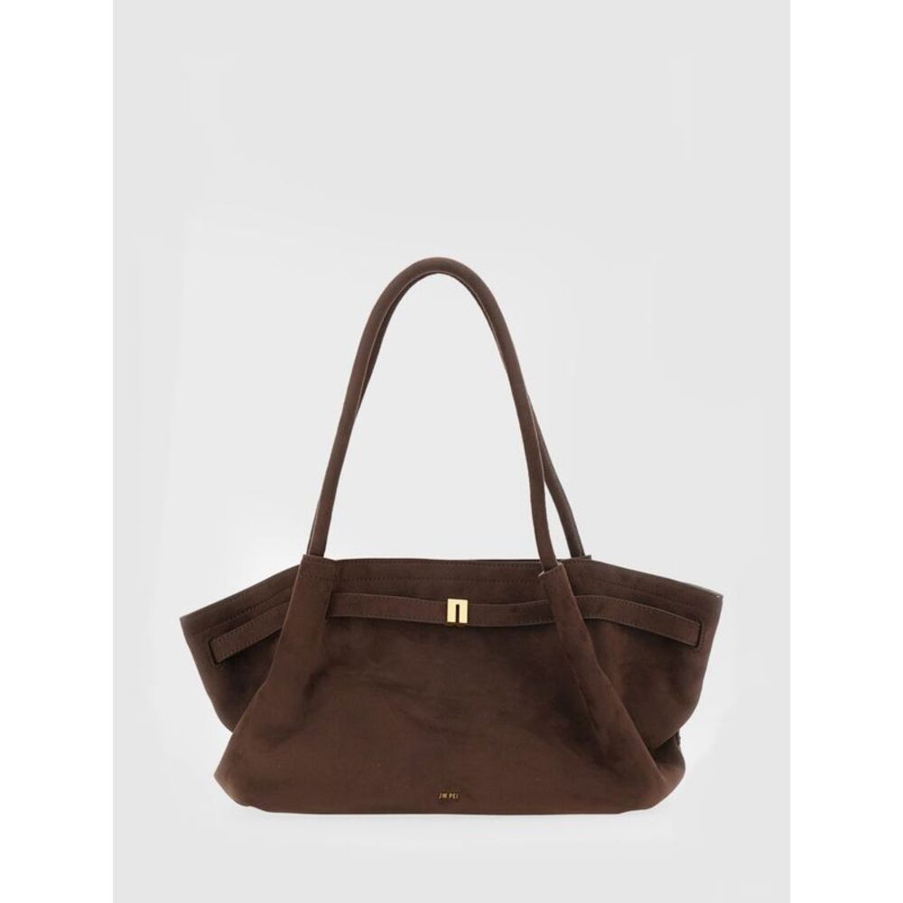 Jw Pei Women Hana Flared Faux Suede Shoulder Bag Jw Pei With Double Handle